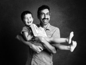 Dad with his son having good time at Dumbletons Photography Cambridge