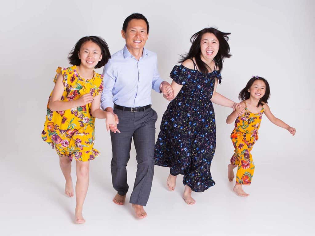 Happy Family Portrait - Studio Photography in Cambridge