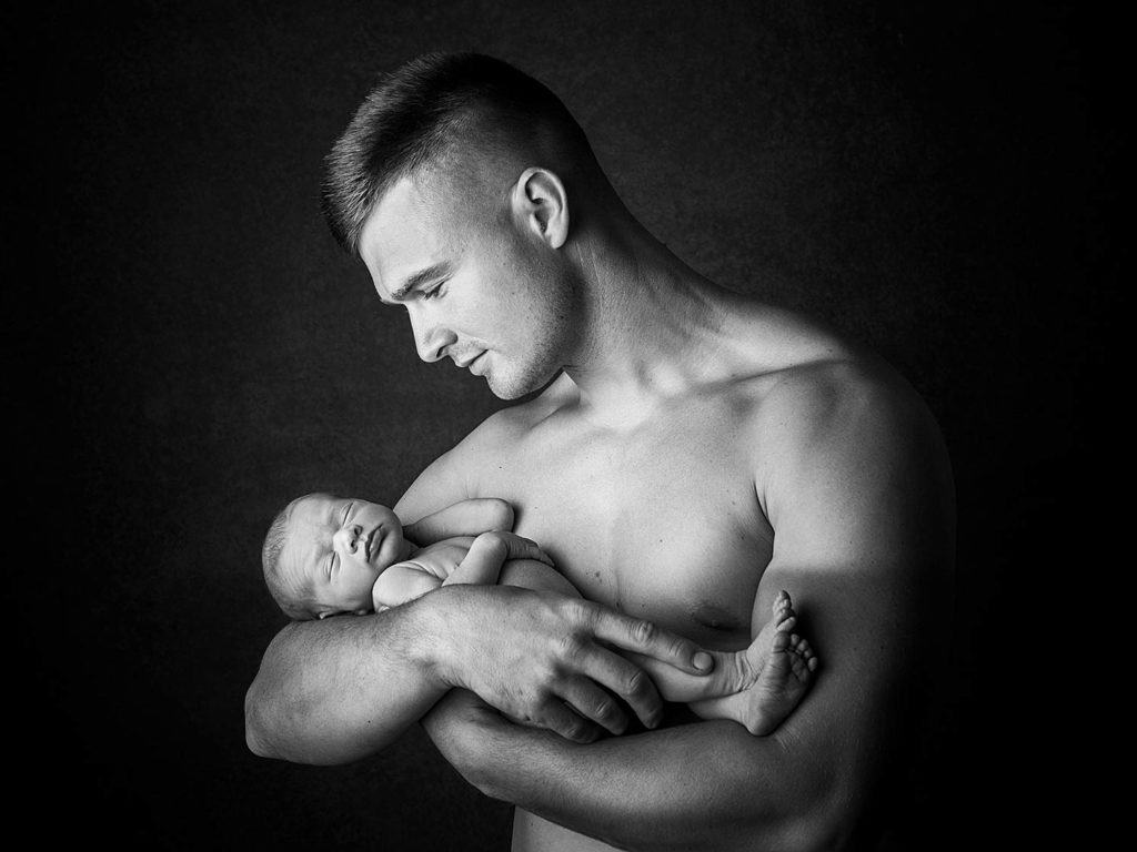 Newborn Baby is having its first photoshoot in Cambridge Studio.