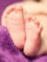 newborn baby's feet